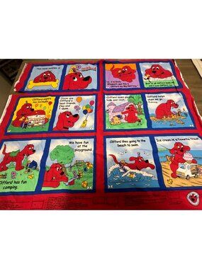 Cranston  Clifford The Big Red Dog Cut & Sew Fabric Soft Cover Sculpture